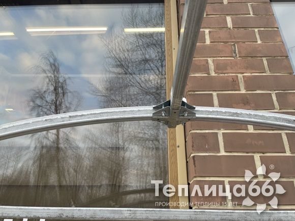 Теплица Рада Астра Премиум, оцинкованный профиль 20х30, покрытие из поликарбоната, шириной 3 метра (шаг 1 м)